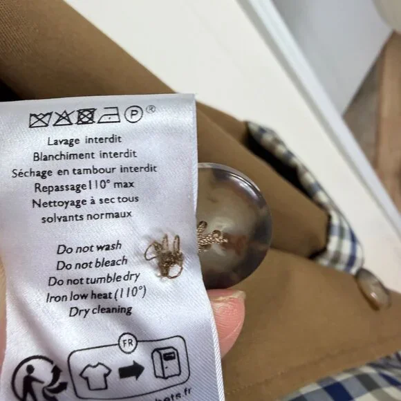 Sézane Clyde Trench Coat in Camel Size FR 44/US 12 - Picture 5 of 16